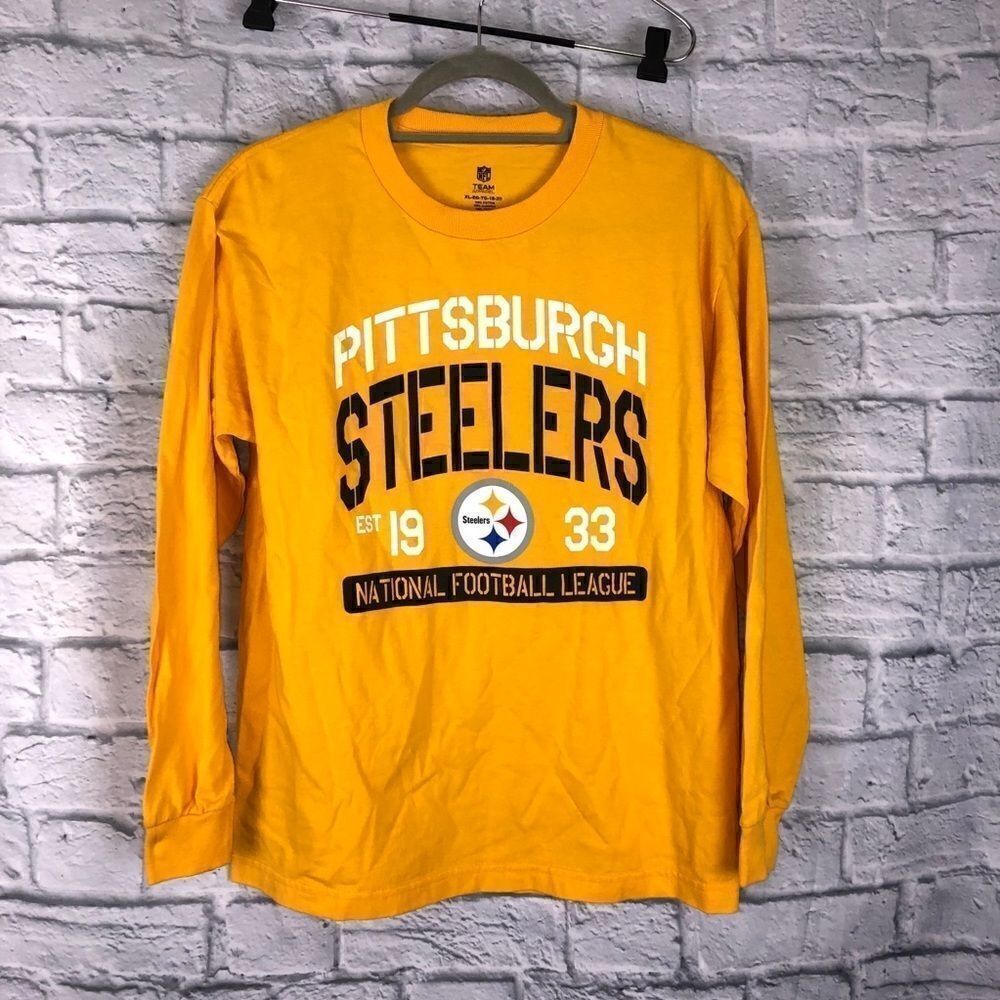 NFL Pittsburgh Steelers kids crew neck sz 18-20